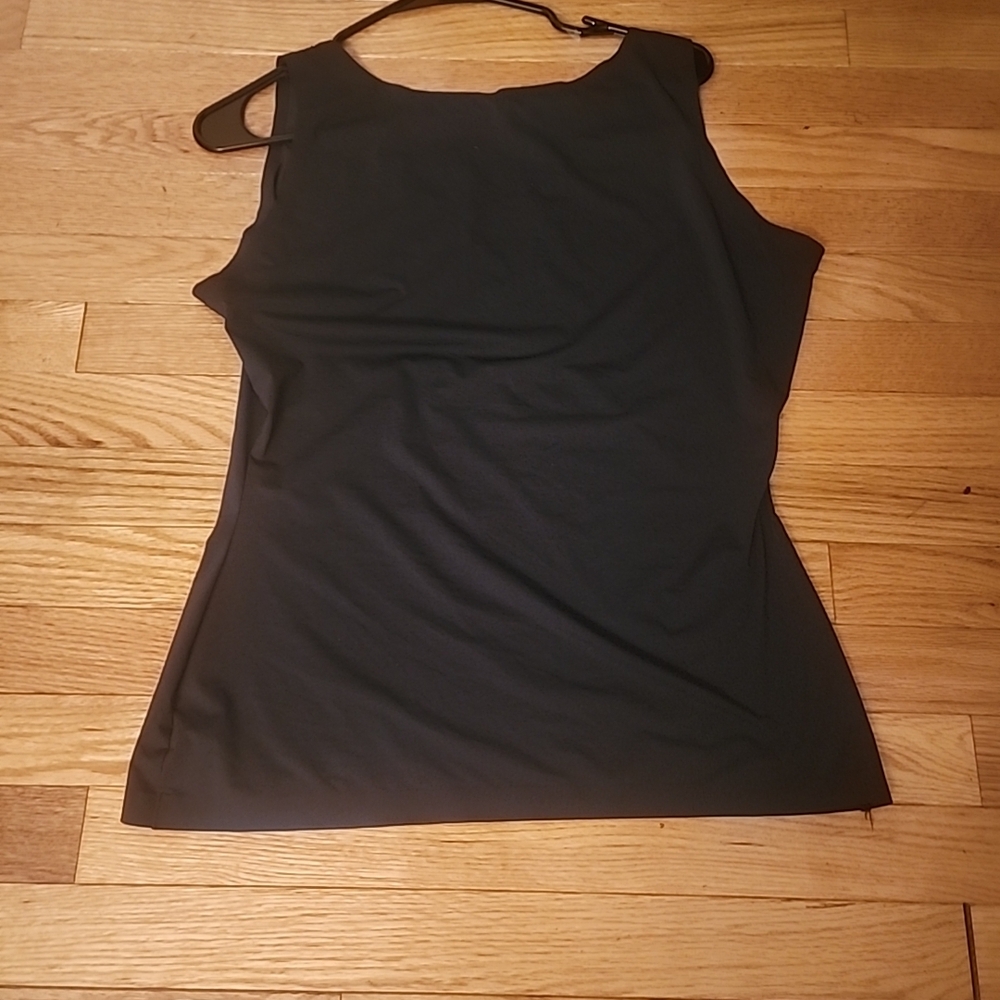 Spanx Sleeveless Shspewear Black Layering Top